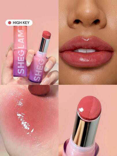SHEGLAM Batom Mirror Kiss High-Shine-High Key 12 Cores High Gloss Shine Glitter Batom Hidratante Redutor De Linhas Finas Dos LáBios BáLsamo Labial Maquiagem Labial Lip Combo Marca Beleza Maquiagem Maquiagens CosméTico Para Mulheres E Garotas Perfeito Para Primavera E VerãO Ideal Para Y2K Moda Elegante Adequado Para AniversáRio Prenda Festa De Pronto Melhor Cor