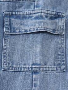 SHEIN 1 pieza Pantalones rectos de mezclilla con estampado de conejo para niñas jóvenes, estilo callejero retro dulce y elegante para uso casual diario. ¡El estampado de conejos azul + rosa es lindo y juguetón, el diseño de múltiples bolsillos es dulce y de moda! El lavado claro, el corte recto y el ajuste holgado son cómodos para ir de compras diarias, vacaciones, vida universitaria o salir con amigos, una pieza de moda versátil para tu armario durante todo el año.