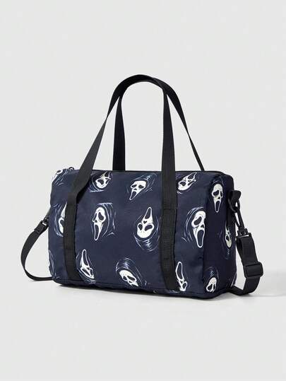 Grunge Punk 1pc Oblique Shoulder Bag, Suitable For College Students, Shopping, Parties, And Casual Wear