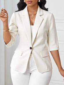 SHEIN Lady Off-Shoulder Collar Light Blue Women's Pleated Long Dress,Fall Clothes For Women Women White Blazer Women Blazers