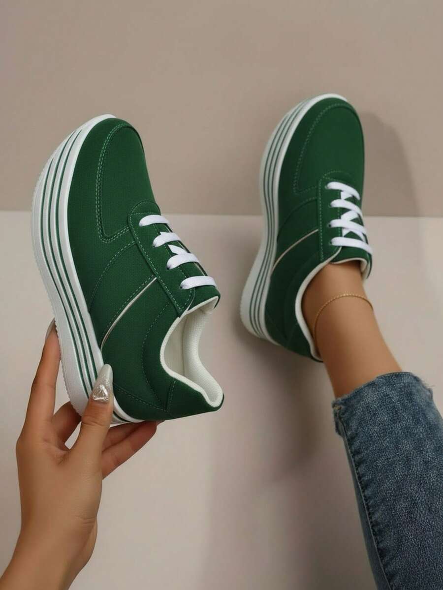 Women Wedges & Flatform - Green - View 1