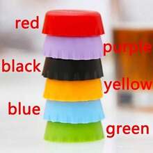 6pcs/12pcs/18pcs/24pcs Multi-Functional Silicone Rubber Bottle Caps