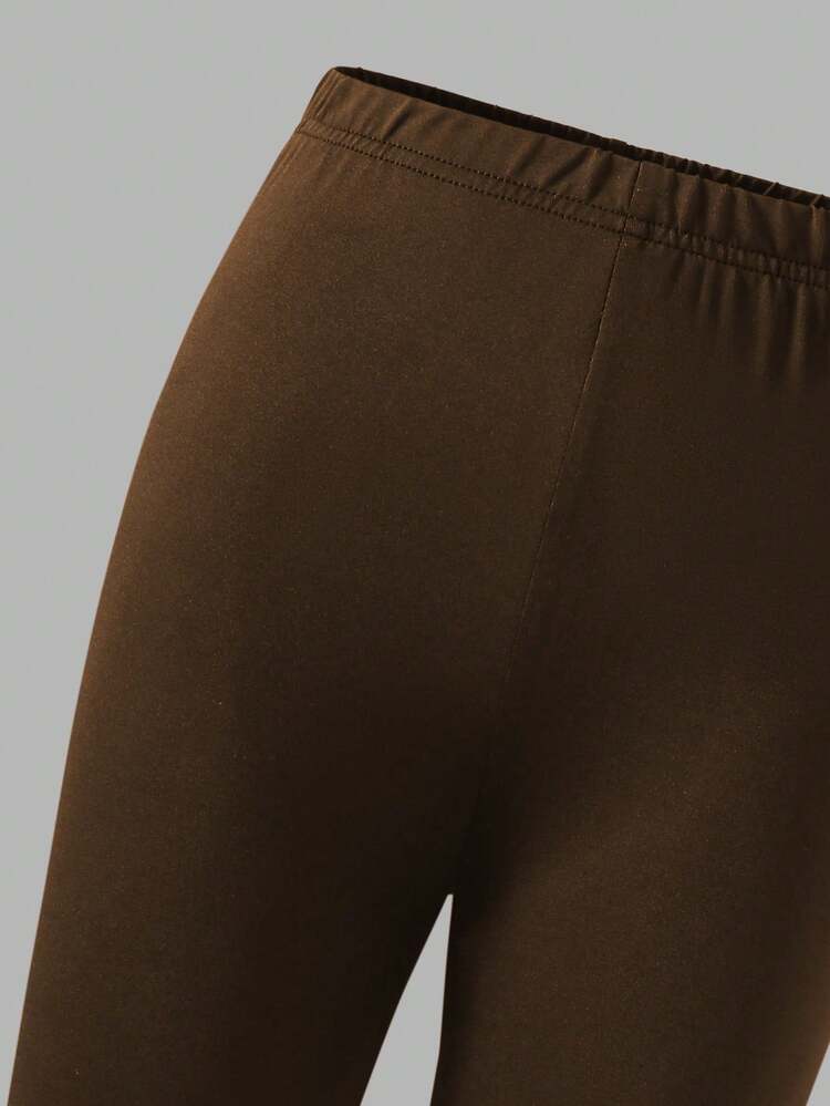 Sparklyn 2 件套可爱兔子和豹纹上衣，幼儿女童圆领运动衫和紧身裤套装，时尚休闲，适合秋冬 - 彩色 - 查看 5