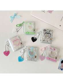 Joivida 2" ID Photo Holder Keychain Album, Student ID Badge Holder,Back To School,School Supplies