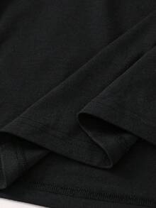 SHEIN 青少年男童简约长袖马匹图案印花上衣搭配格子裤休闲家居服套装，舒适百搭，适合日常穿着、上学、旅行、居家等场合。 - 彩色 - 查看 7