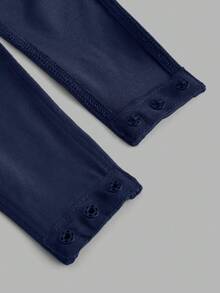 SHEIN EZwear 3 قطع بدلة نسائية أحادية اللون متعددة الاستخدامات للداخل والخارج بألوان متباينة، مناسبة للربيع والخريف - متعدد الألوان - مشاهدة 7