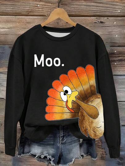 INAWLY بلوزة كاجوال بياقة طاقم وأكمام طويلة مطبوع عليها رسم الرومي وحروف باللون الأخضر الزيتوني للنساء، موسم الخريف