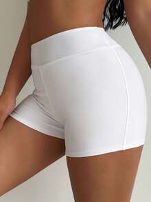 Swim Basics Summer Beach Women's Solid Color Bikini Bottom