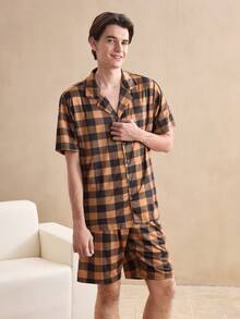 EverLounge Funny, Quirky, Interesting European & American Style Men Pajama Set - Multicolor - View 4