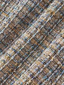 SHEIN MOD Women Elegant Tweed Collared Sleeveless Dress , Button-Down Dress, Suit Skirt, Back-To-School Season, Business Casual Women's Wear, Western-Style Women's Wear,  Christmas  Dress ,New Year  Dress,Thanksgiving  Dress - Multicolor - View 5