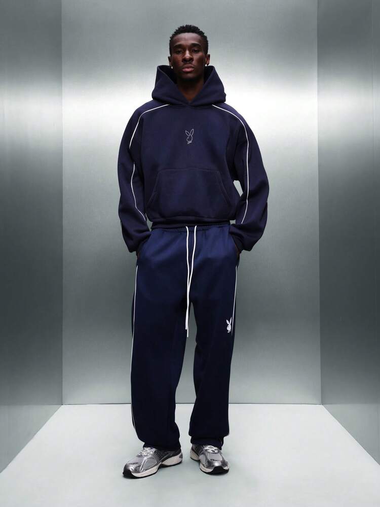 PLAYBOY X SUMWON Oversized Hoodie With Drawstring And Centre Pocket