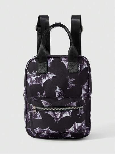 Grunge Punk Women's Cartoon Pattern Cute & Fashionable Backpack