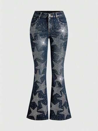 J-Fashion Jeans skinny a vita bassa Millennium Babe per donna