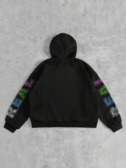 Outdoor Casual Loose Fit Long Sleeve Hoodie For Men