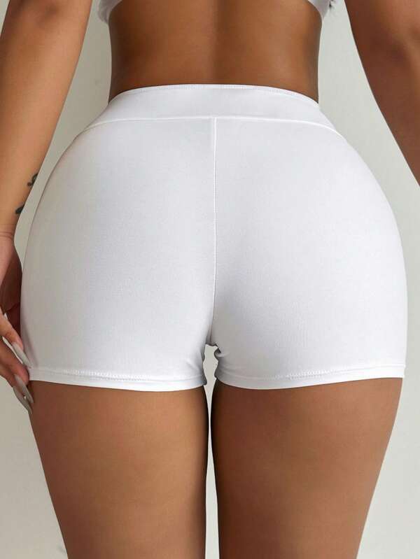 Swim Basics Summer Beach Women's Solid Color Bikini Bottom