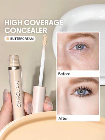 Like Magic 12Hr Full Coverage Concealer-Buttercream Matte Liquid Concealer Correcteur De Couleur éClaircissant Longue DuréE Anti-Cernes Hydratant Longue DuréE Toute La JournéE En Apesanteur Anti-Cernes NoëL Hiver Marque Beauté Visage Maquillage CosméTique Pour Femmes Filles Parfait Pour Hiver IdéAl Pour Y2K ÉLéGant Mode Adapté Pour Anniversaire Cadeau FêTe PrêT Meilleure Couleur