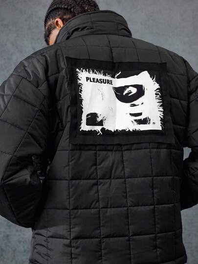 Street Life Men's Casual Quilted Zip-Up Padded Coat