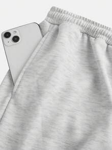 Teen Girls Casual Loose Fit Bow Print Low Waist Drawstring Waistband Wide Leg Sweatpants, Suitable For Spring, Summer, Autumn And Winter Fall Grey Wide Leg Pants Grey Baggy Sweats Baggy Grey Trousers Girls Gray Sweatpants