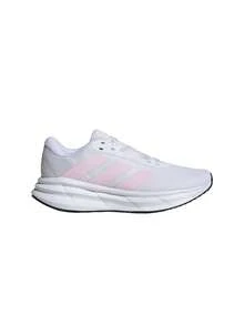 Adidas حذاء جري للنساء جالاكسي 7 بلون أبيض سحابي / وردي فاتح / أسود أساسي رقم ID8762 - أبيض - مشاهدة 1