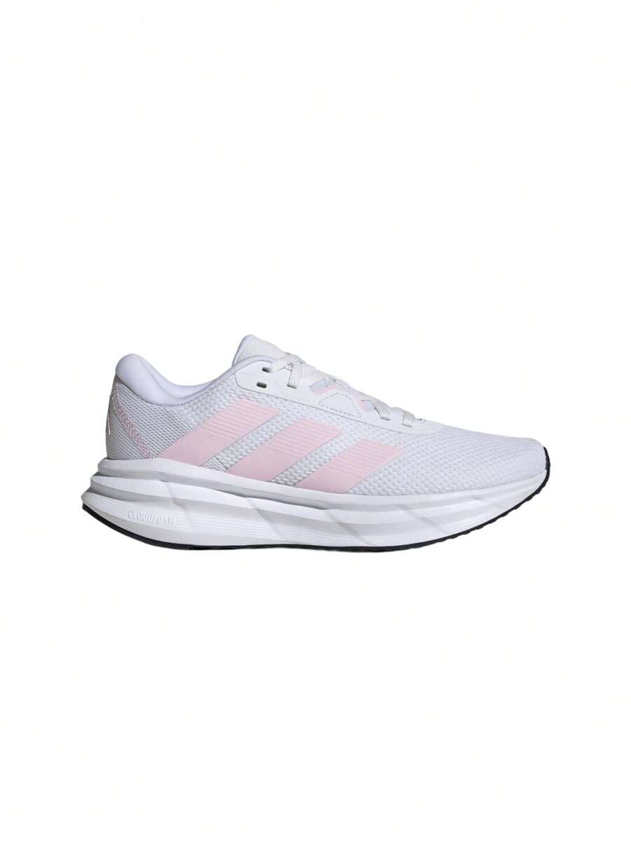 Adidas حذاء جري للنساء جالاكسي 7 بلون أبيض سحابي / وردي فاتح / أسود أساسي رقم ID8762 - أبيض - مشاهدة 1