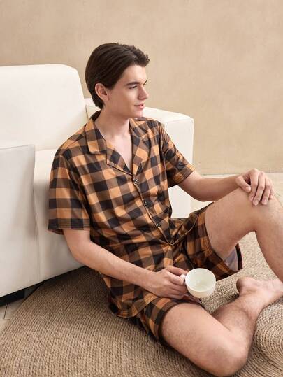 EverLounge Funny, Quirky, Interesting European & American Style Men Pajama Set