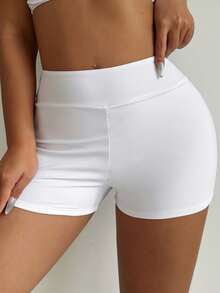 Swim Basics Summer Beach Women's Solid Color Bikini Bottom