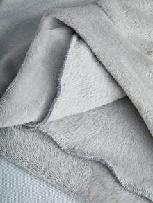 PAVTROS Sudadera con capucha gris claro de estilo callejero para hombre Manfinity Streetrush, con tela de franela, bordado 3D de texto en inglés, adecuada para festivales de música al aire libre, salidas casuales, regalo para novio/esposo, aniversario. Sudadera con capucha, manga larga, estilo callejero. - Gris Claro - Ver 5