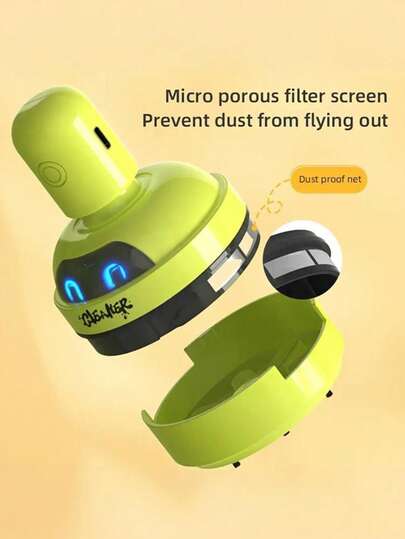 Teckwe 632 Desktop Stofzuiger Cleaner Clean The Keyboard Gap Cordless Is More Flexible Free To Not Only Tool, But Also Fun ation 400Mah Battery view 8