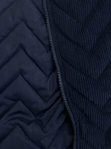 EMERY ROSE Áo khoác dày dặn thường ngày cỡ lớn dành cho nữ, màu xanh navy, mùa đông - Màu xanh hải quân - Xem 7