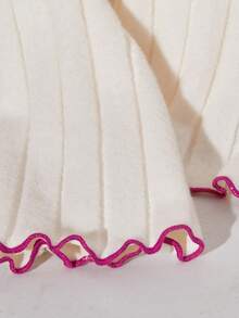 Bộ đồ ngủ 2 món họa tiết thêu chữ cherry thoải mái, dễ thương, rộng rãi cho bé gái, mùa đông - Màu Hồng Tươi - Xem 6