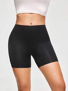 SHAPORA Conjunto de pantalones cortos de de cintura elástica de unicolor para mujer - Multicolor - Ver 3