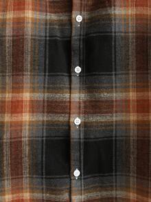 Manfinity Homme Plus Size Men's Plaid Long Sleeve Single-Breasted Casual Loose Shirt Men's Flannel Shirt Men's Shirt Grunge Flannels For Men Men Plaid Shirt Vintage Shirt For Men Old Money,Daily Leisure, Weekend Trips, Outdoor Activities, Travel Expeditions, Relaxed Work Environments Or Semi-Formal Occasions, Boyfriend/Husband Gift, Anniversary Gift Party Christmas - Multicolor - View 5