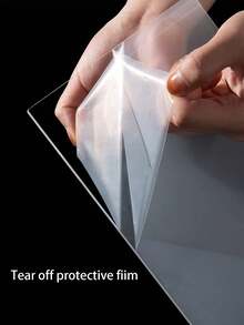 2pcs Acrylic Floating Shelf, 11.8 Inches Clear Wall Mounted Floating Display Rack For Toddler's Books, Spice, Bathroom, Makeup, Photos - Clear - View 4