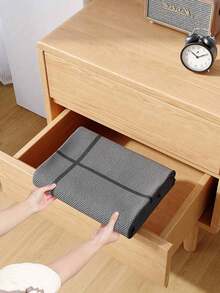 SHEIN 1 件卧室收纳神器，大容量床上用品收纳盒，床下多功能收纳袋，衣物收纳袋，简易家居整理好帮手，让您的空间井井有条，布艺折叠收纳盒，空间魔术师，取用方便，换季无忧。，波西米亚风 - 灰色 - 查看 8