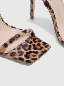 CUCCOO SZL 女士时尚优雅豹纹高跟凉鞋 - 彩色 - 查看 9