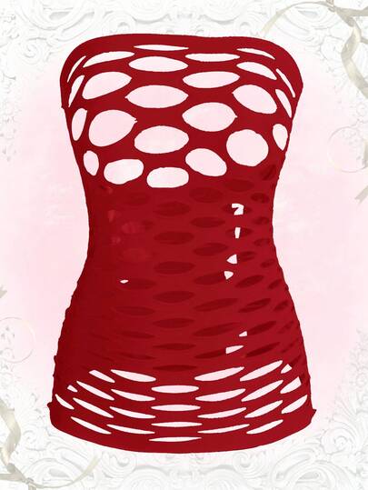 Kawaii Body sexy extra elasticizzato e traforato