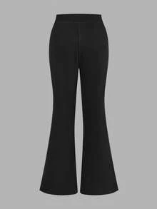 Firerie Kids NovaGlow Tween Girl Tween Girls 2pcs Casual Commute Shirt & Leggings Set, Black Shirt Top & Pants - Black - View 7