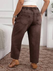 EMERY ROSE Jeans casuales de unicolor talla grande