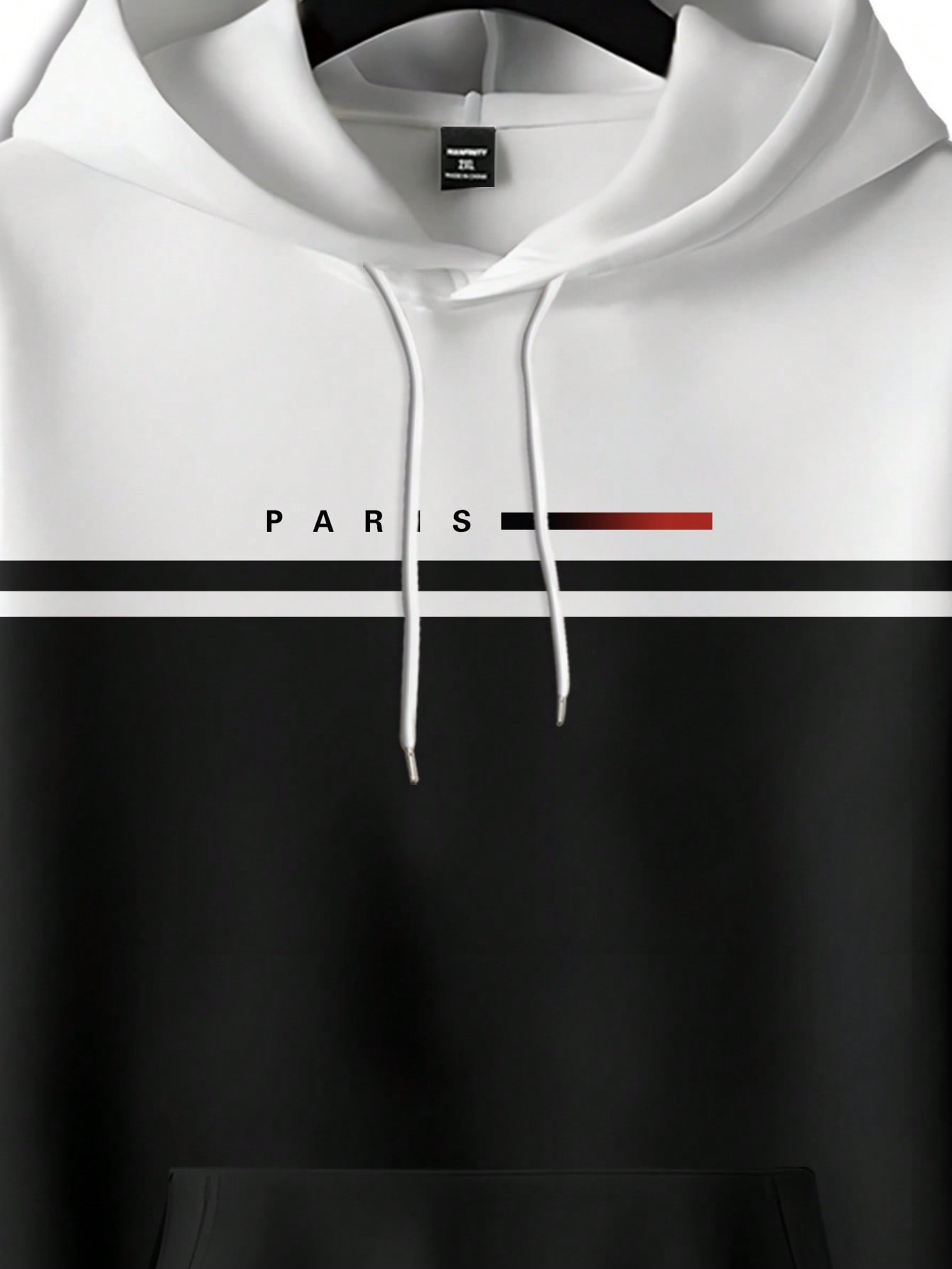 Manfinity Homme مجموعة هوديي كاجوال مقاس كبير للرج...