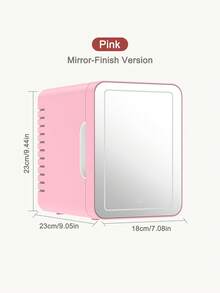 Teckwe Nevera de belleza con modos de calor y frío (uso en coche y hogar) | Almacenamiento exclusivo para cosméticos y cuidado de la piel, mini nevera de belleza lista para usar en cualquier lugar (coche + hogar) | Conservación de temperatura constante para el cuidado de la piel - Multicolor del Reino Unido - Ver 9