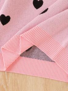 Sparklyn Girls Heart Pattern Jacquard Knit Sweater & Leggings 2-Piece Set, Autumn/Winter Kids Two Piece Set Girls Sweater Sets Tween Matching Set Knit Girl Knit Set Girls Spring And Autumn Suit Girl Clothes Autumn And Winter Clothes Women 2 Piece Pants Suits Casual Two Piece Set Girls Spring And Autumn Suit Girls Sweater Sets Girl Pants Sets Girl Winter Clothes Teen Girls Sets Sweatshirt Straight Pants Suit Tween Girl Women Two Piece Sets Two Piece Cute Set Kids - Baby Pink - View 7