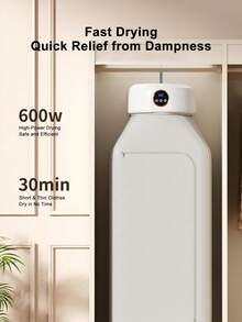 Teckwe 欧标插头便携式烘干机，体积小巧，不占空间，让您在狭小空间也能自由穿衣，一台机器即可应对所有季节，即使在雨天也能穿着干爽的衣物，快速烘干衣物/物品，消除细菌和尘螨，保护衣物纤维。 - 彩色 - 查看 3