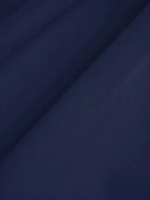 Sweetra 女士休闲百褶A字裙，适合春秋季穿着 - 寶藍色 - 查看 4