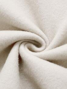 INAWLY Women's Casual Raccoon Embroidery Thermal Lined Crew Neck Sweatshirt, Autumn/Winter - Beige - View 5