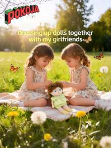 可爱娃娃，公主娃娃，公主套装，手脚关节可活动，可站立，可坐下，情人节礼物，万圣节礼物，圣诞节/万圣节/复活节/母亲节/情人节礼物，精致娃娃，玩伴 - 彩色 - 查看 9