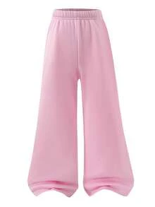 SHEIN 女童三件套套装 - 黑色蝴蝶结拉链外套、白色交叉背心、蝴蝶结阔腿裤，适合外出、度假、玩耍、返校、秋冬季穿着。 - 彩色 - 查看 7