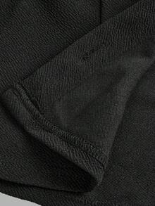 Firerie Kids NovaGlow Tween Girl Tween Girls 2pcs Casual Commute Shirt & Leggings Set, Black Shirt Top & Pants - Black - View 3