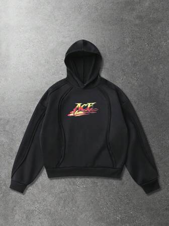 Street Life sweat-shirt à capuche décontracté et ample pour homme, style mode polyvalent