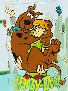 SCOOBY-DOO X SHEIN 1Pc 27.1oz/800ml Cute Cartoon Pattern Printed Borosilicate Glass Mug, Cold And Heat Resistant, Suitable For Milk, Juice, Coffee, Etc., Spotted Dog,Gift Ideas - Clear - View 5