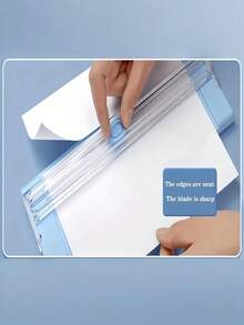 1pc One A3 Paper Cutter, Portable Photo Cutter, Mini Tissue Holder, Rounded Corner Scissors, Cutting Tools - Multicolor - View 2